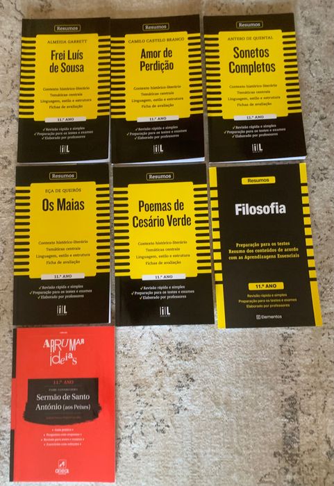 Essenciais 11 ano para apoio ao estudo