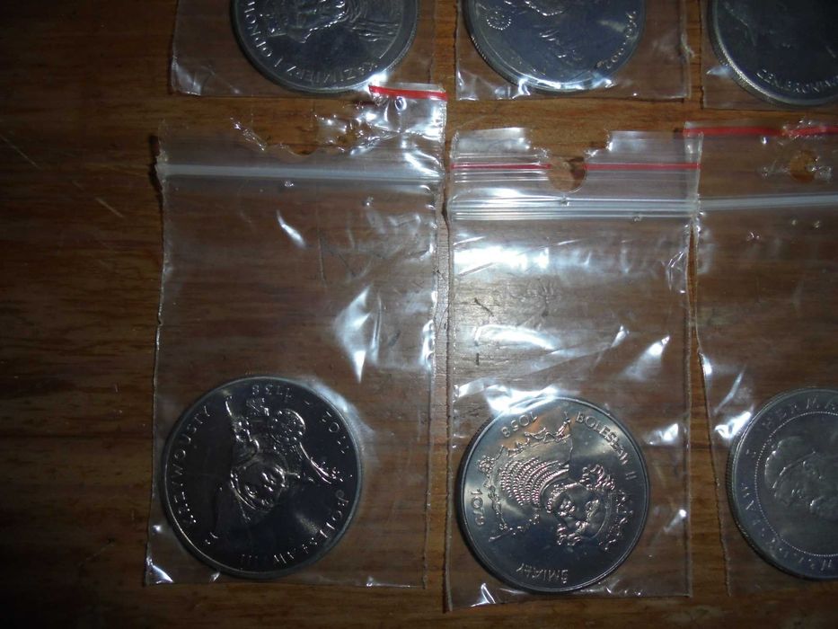 komplet 10 monet 50 zł prl-u cena 150 zł monety mennicze