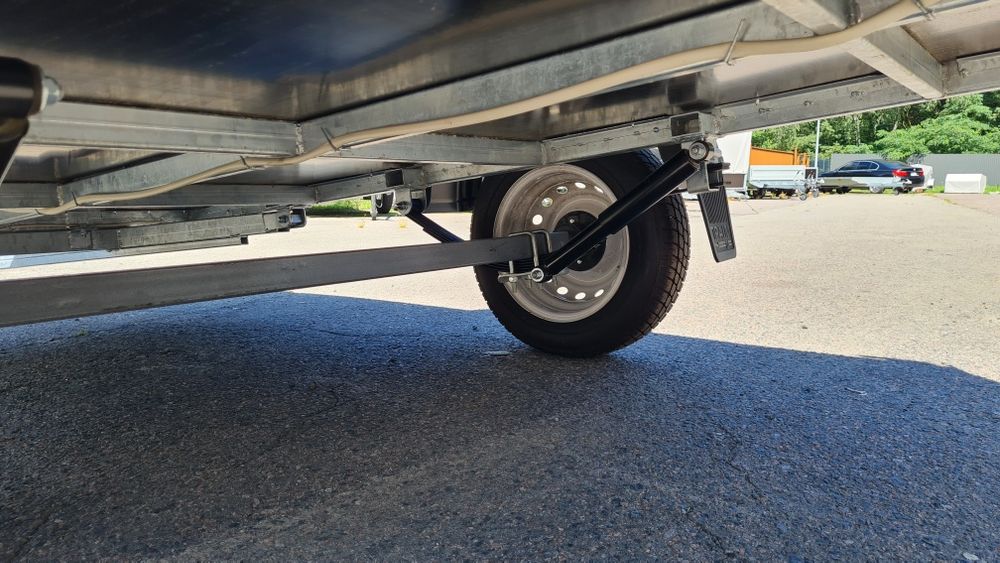 Причіп оцинкований 2.00*1.20*0.4, прицеп легковой фанерний