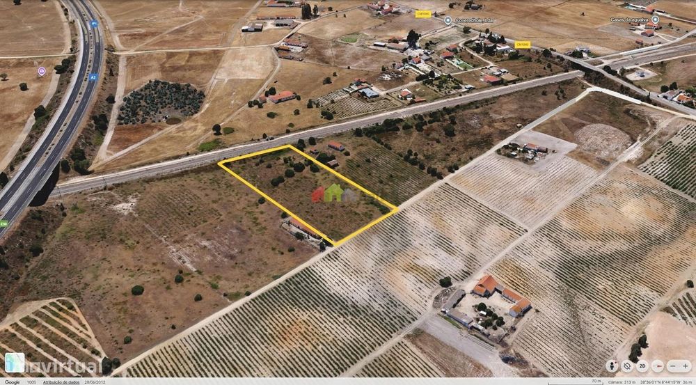Terreno com 9.750 m2 em Palmela  - Agualva de Cima, Lagameças — Poceirão E Marateca, Setúbal