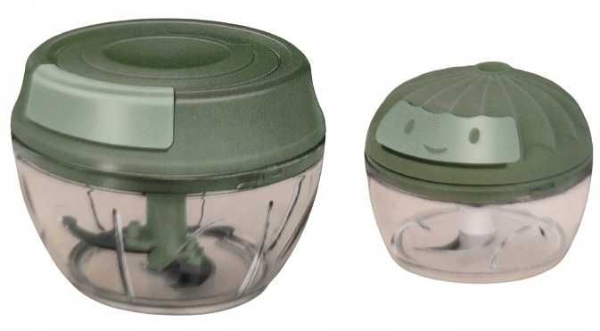 ROZDRABNIACZ do Warzyw cebuli krajacz SIEKACZ ręczny ZESTAW 2 SZT,