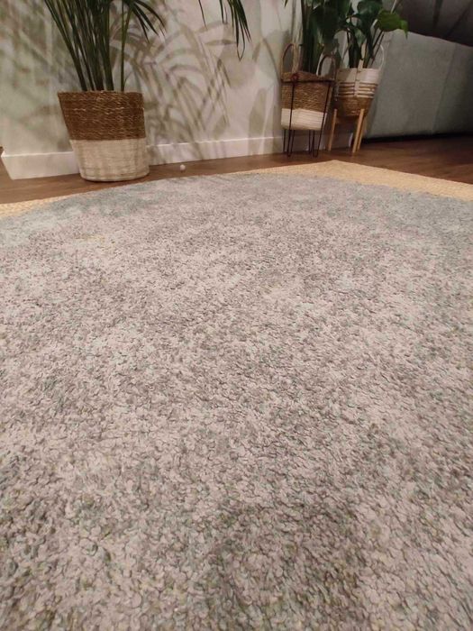 Tapete Redondo Ikea STOENSE (130 cm) - pelo curto