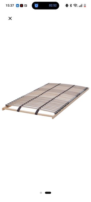 Vendo Cama de solteiro IKEA Hemnes 90*200 estrado Lonset.