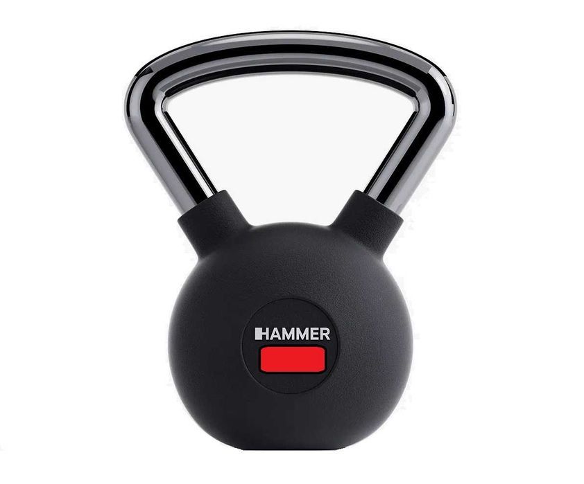 Kettlebell gumowany Hammer Premium 4 kg (dostępne inne wagi)