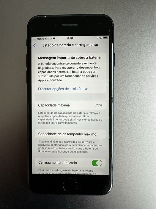 Iphone se 2a geracao com vidro traseiro partido