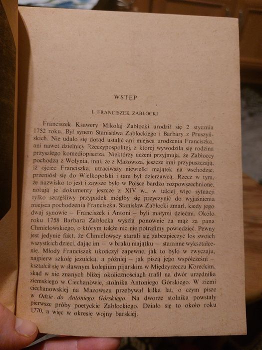 Fircyk w zalotach Franiszek Zabłocki