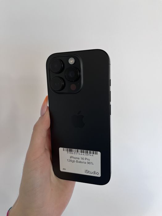 RATY 0% iPhone 16 Pro 128 GB BATERIA 96 % GWARANCJA 12 miesiecy !!!