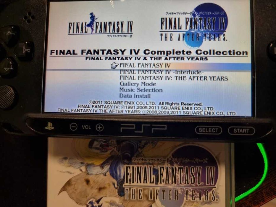 FINAL FANTASY IV + AFTER YEARS PSP 2xJAP gra po angielsku stan idealny