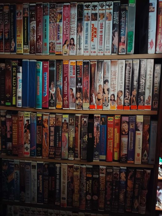 Kasety Vhs po wypożyczalni