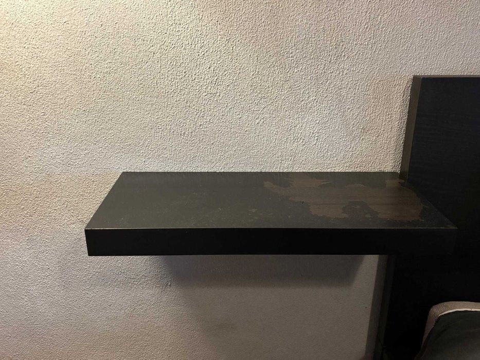 Prateleira BURHULT Preta IKEA