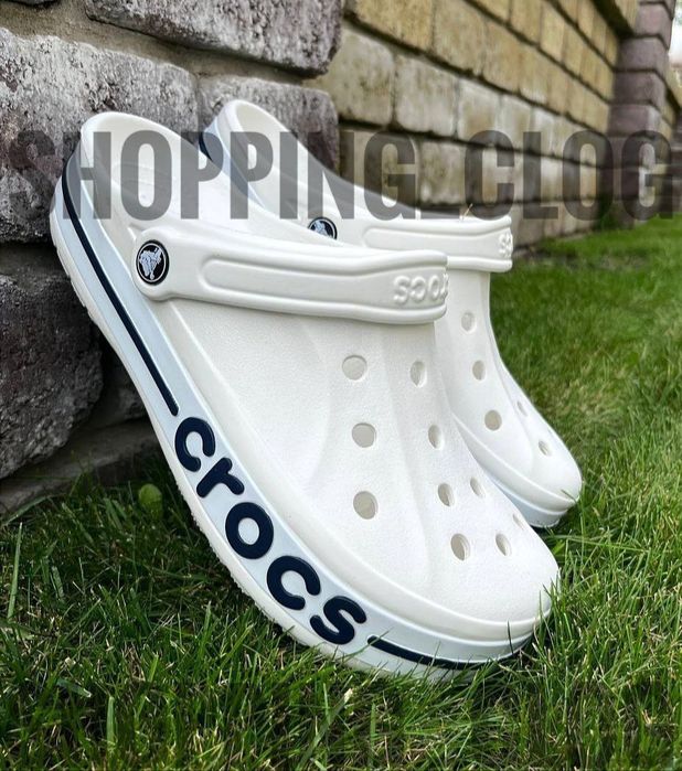 Жіночі Крокси Сабо Crocs Bayaband Logo Motion White Crocs