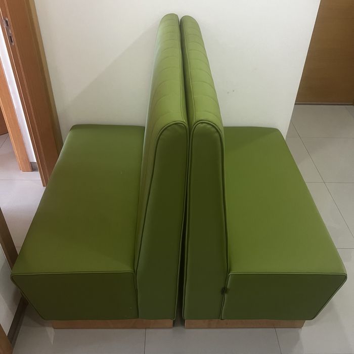 Conjunto 6 Sofás Booth para Restaurante / Hotelaria – Excelente Estado
