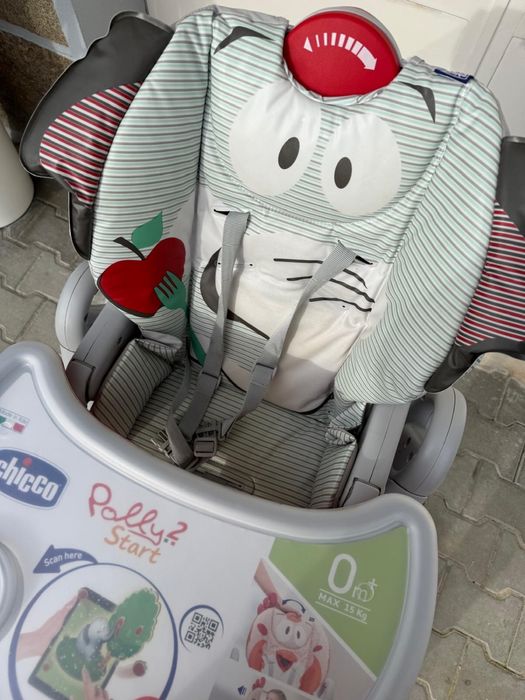 Cadeira De Alimentação Chicco Polly 2 Start - Baby Elephant
