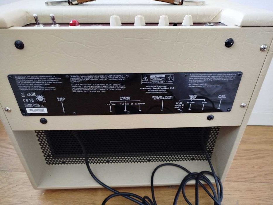 Amplificador Guitarra Valvulado Blackstar Studio 10 6L6 - Novo