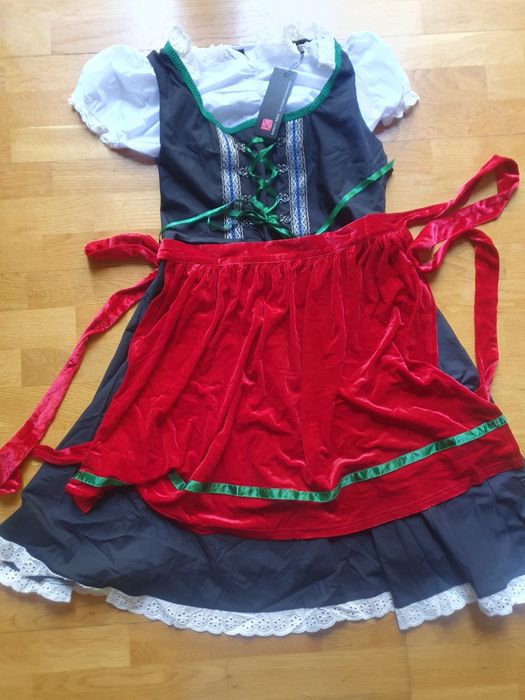 Bawarska sukienka drindl przebranie  damskie roz.L Octoberfest
