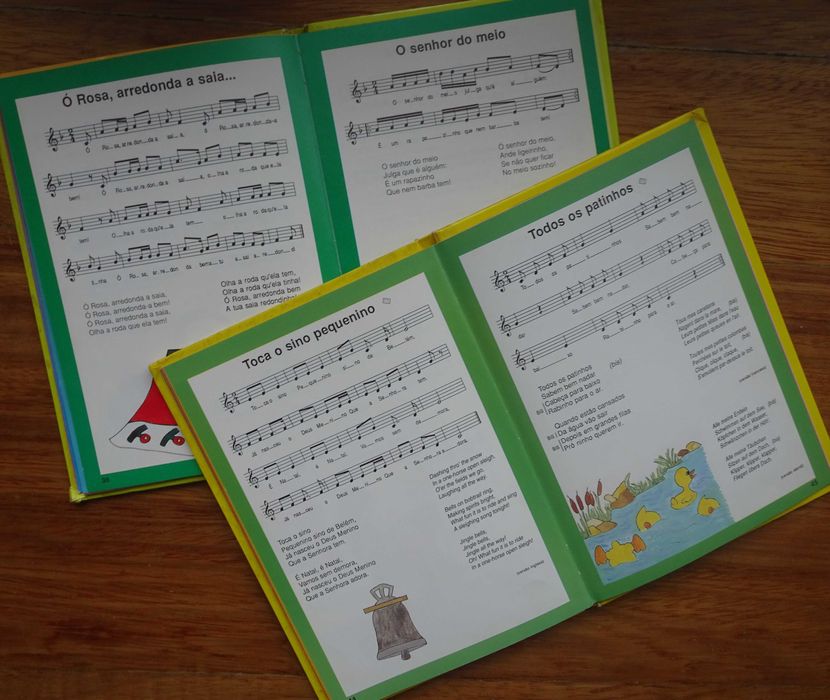 O Meu Livro de Canções 1º Volume e 2º Volume - 1ª Edição 1991