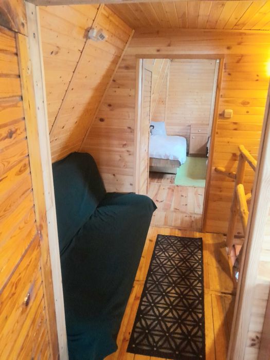 Wynajem Radzyń Sława  domek nad jeziorem Leśna Chatka 8-11 osób
