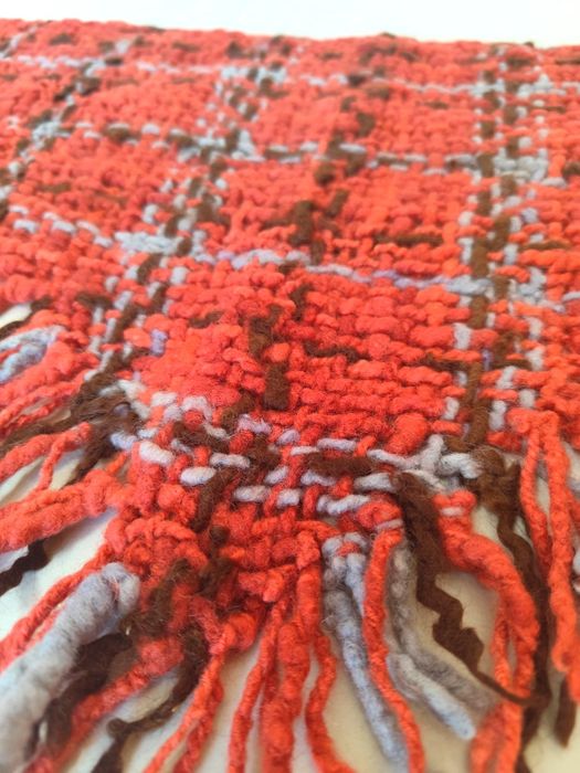 Xaile rústico em Lã para Criança (feito à mão)