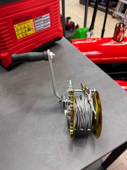 лебідка барабана ручна лебідка важільна тросова 550 кг таль ручна