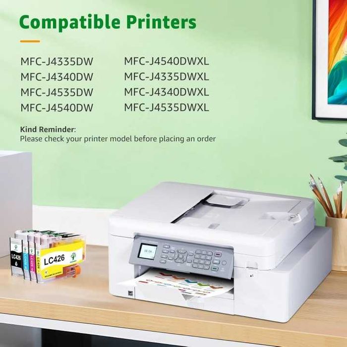 Wkłady atramentowe GREENSKY LC426 do Brother MFC-J4335DW MFC-J4340DW