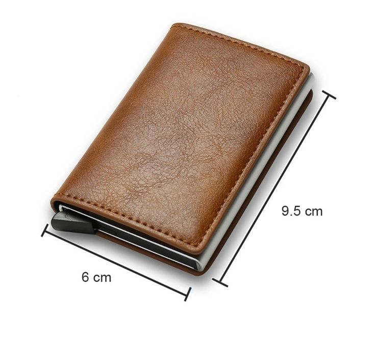Carteira card holder fibra de carbono
