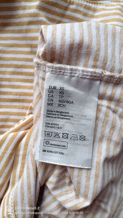 T-shirt w paski. H&M