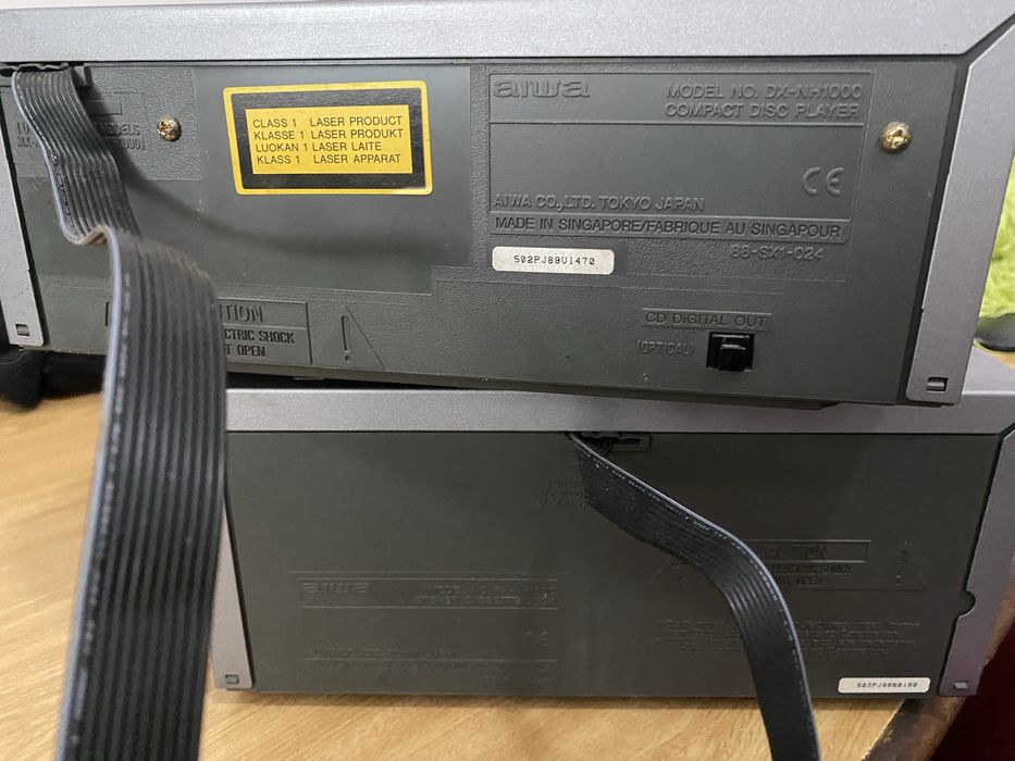 Aparelhagem 3cds mais duplo deck cassetes Aiwa