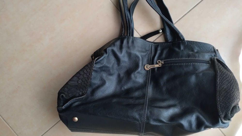 Mala/Carteira de senhora em pele