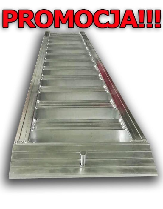 Najazdy aluminiowe 2.5m Rampa Najazdy dla koparki Udźwig 2T RATY 0%