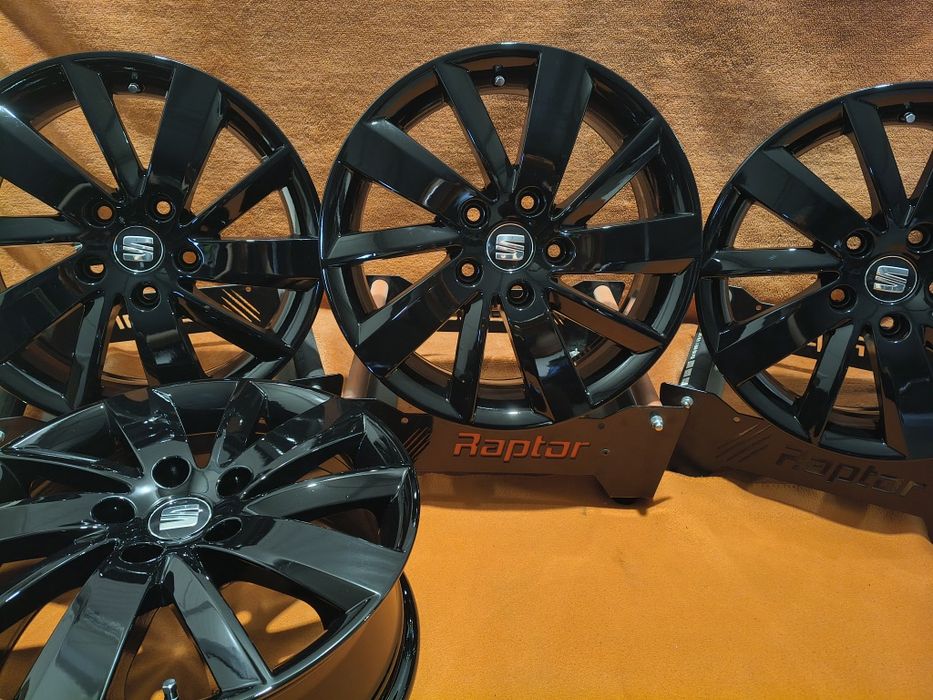 Felgi aluminiowe 16' 5x112 Seat Oe -czarny połysk