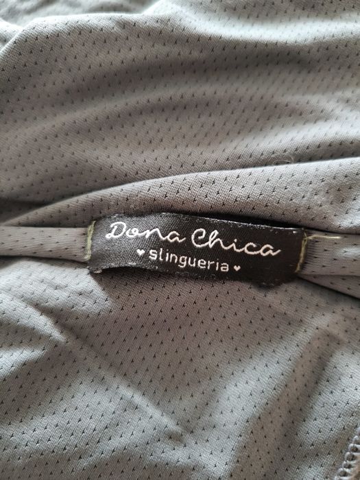 Sling para bebé em tecido técnico dry fit ideal para o calor