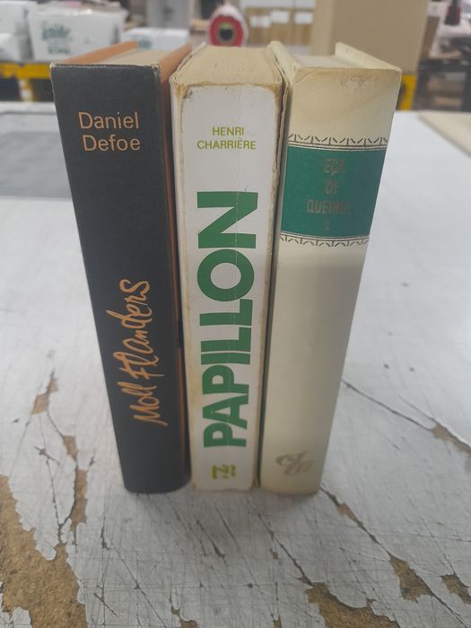 Conjunto de livros antigos