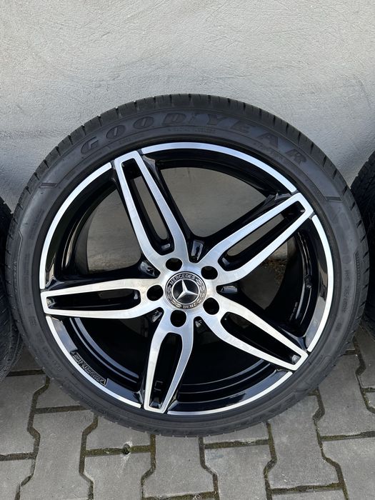 Диски титани з резиною R19 AMG оригінал 5х112 ЕТ43 mercedes w211 w212 w213 c205 c206 w205 v class vito амг мерс єшка