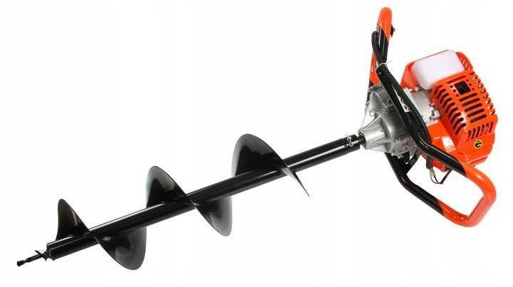 WIERTNICA GLEBOWA ŚWIDER SPALINOWY 3 wiertła fi 10/15/20cm +olej Demon