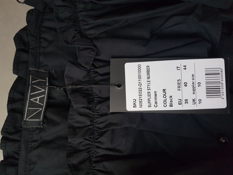 Bluzka czarna Navy