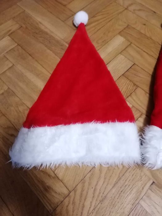Czapka mikołaja puszysta