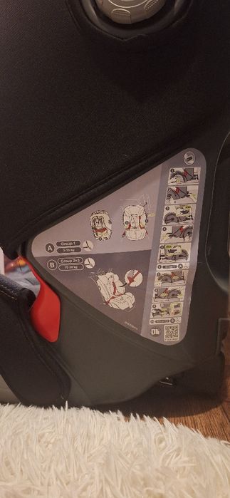Fotelik samochodowy Britax Evola 123 9-36 kg