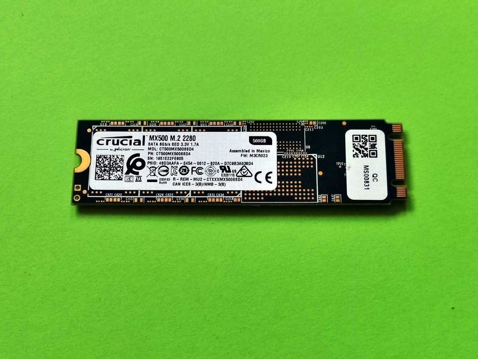 SSD M2 500GB CruciaL Mx500