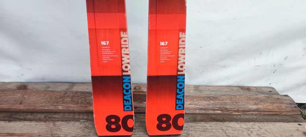 Nr 920 Narty zjazdowe Volkl Deacon Lowride 167 cm Gripwalk / Rocker