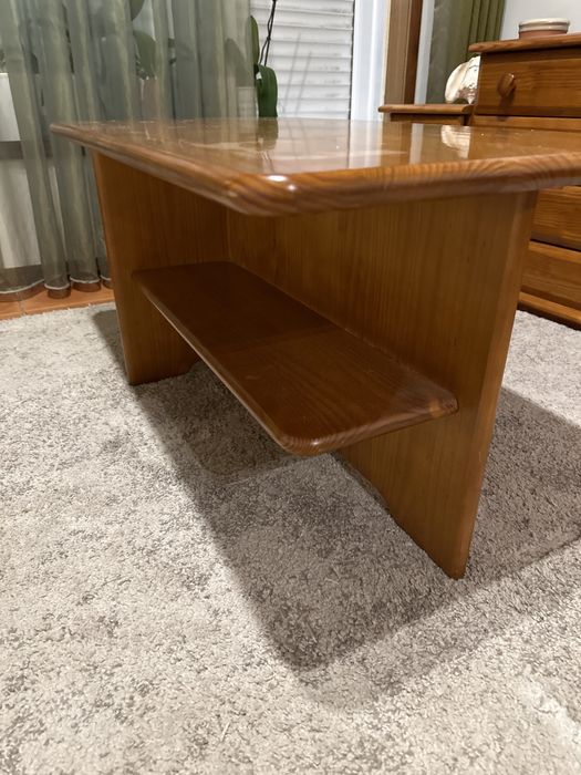 Mesa centro sala estar pinho