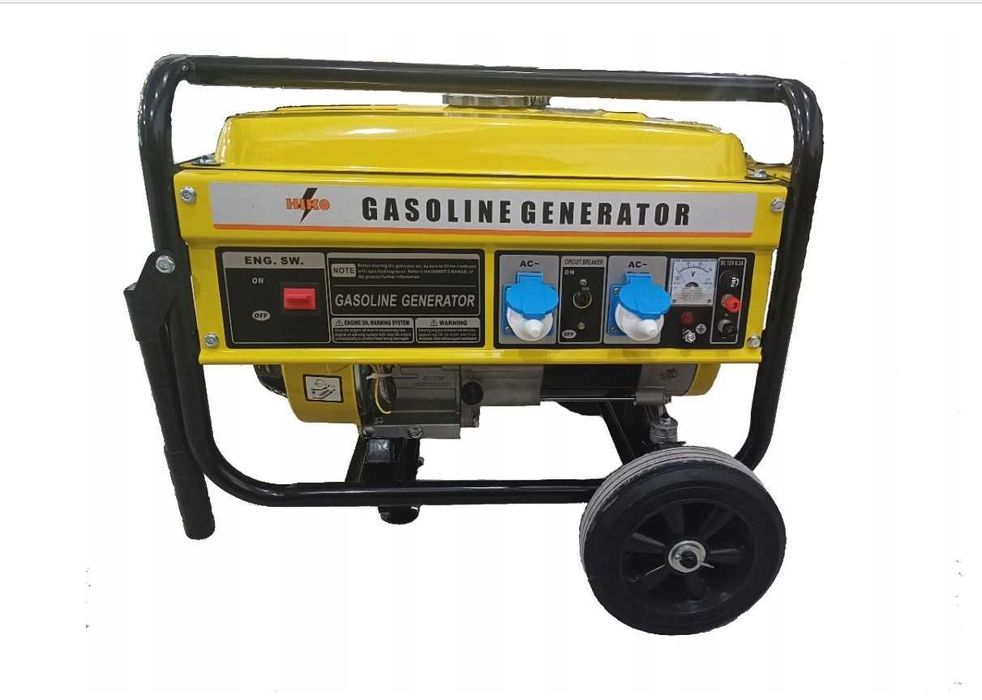 Генератор Бензин Газ HIKO BS3500R 3 кВт однофазний мідь, Новий