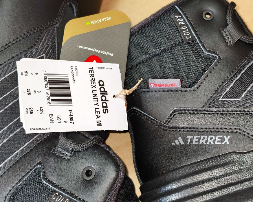 Нові Оригінальні Черевики Adidas TERREX Unity Leather Mid COLD.RDY