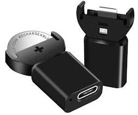 Carregador USB C para baterias LIR2032 LIR1632 LIR2025 LIR2016 LIR2032H NOVO