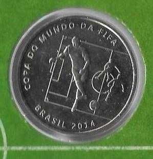 Brasil - - - "Brasil 2014  -  Jogadas do Futebol" - - - - - Moedas
