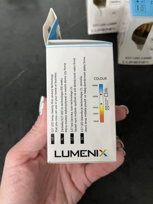 Nowe Żarówki e27 neutralne G45 małe kulki ozdobne filament 10 sztuk