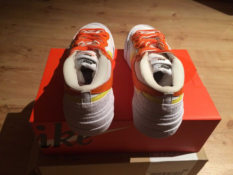 NOWE Nike Blazer Low Sacai Orange r.42,5 (9 US)