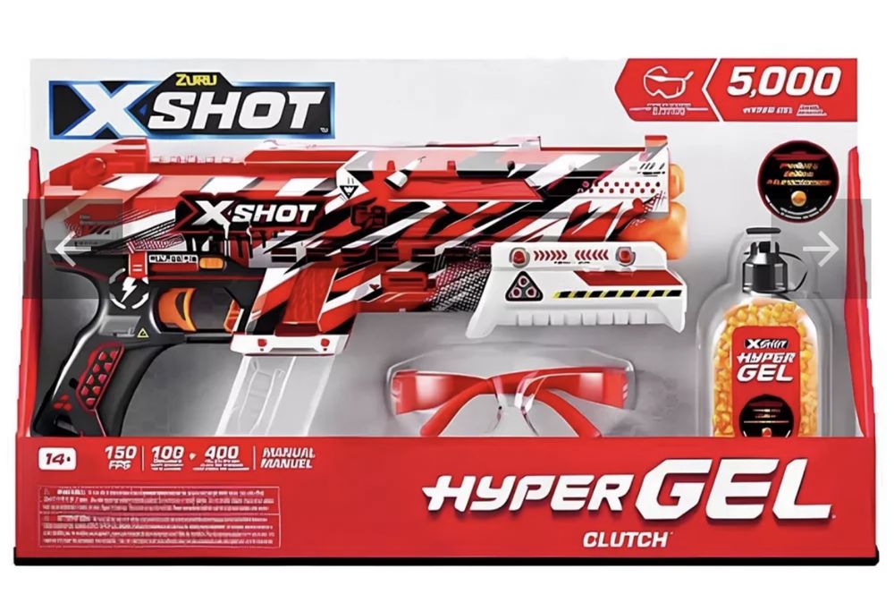 Бластер X-Shot Hyper Gel Small (36622R) 5000 гелевых пулек