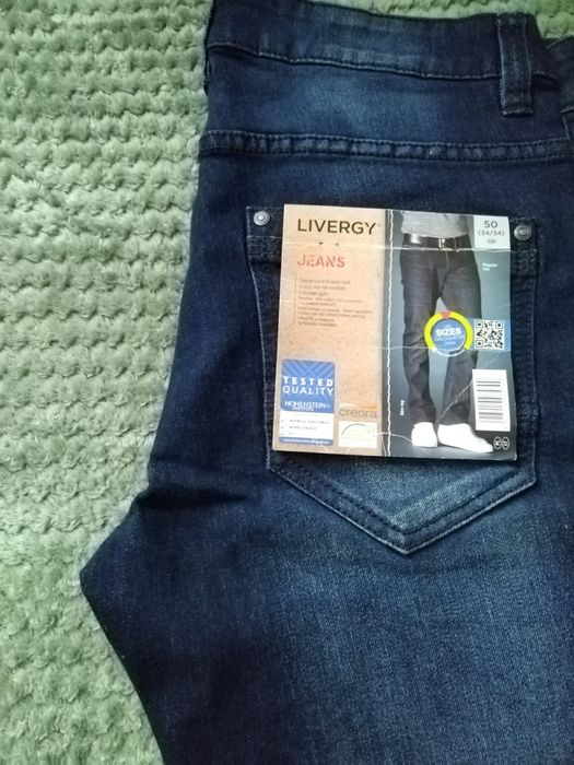 Jeansy męskie 50 W34 nowe
