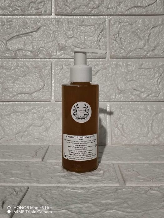 Naturalny szampon na wzmocnienie i porost włosów z amlą