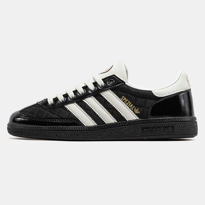 Мужские кроссовки Adidas Spezial The Blue Trio Black White. 41-45
